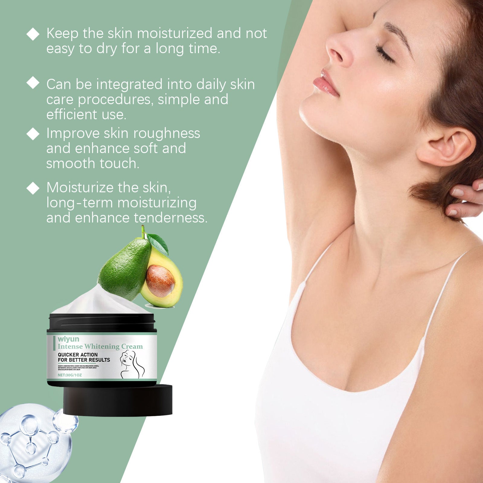 Body Neck Cream Mild Formula Clear