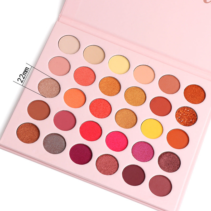 Matte Metal Waterproof Pearl Glitter Eyeshadow Palette