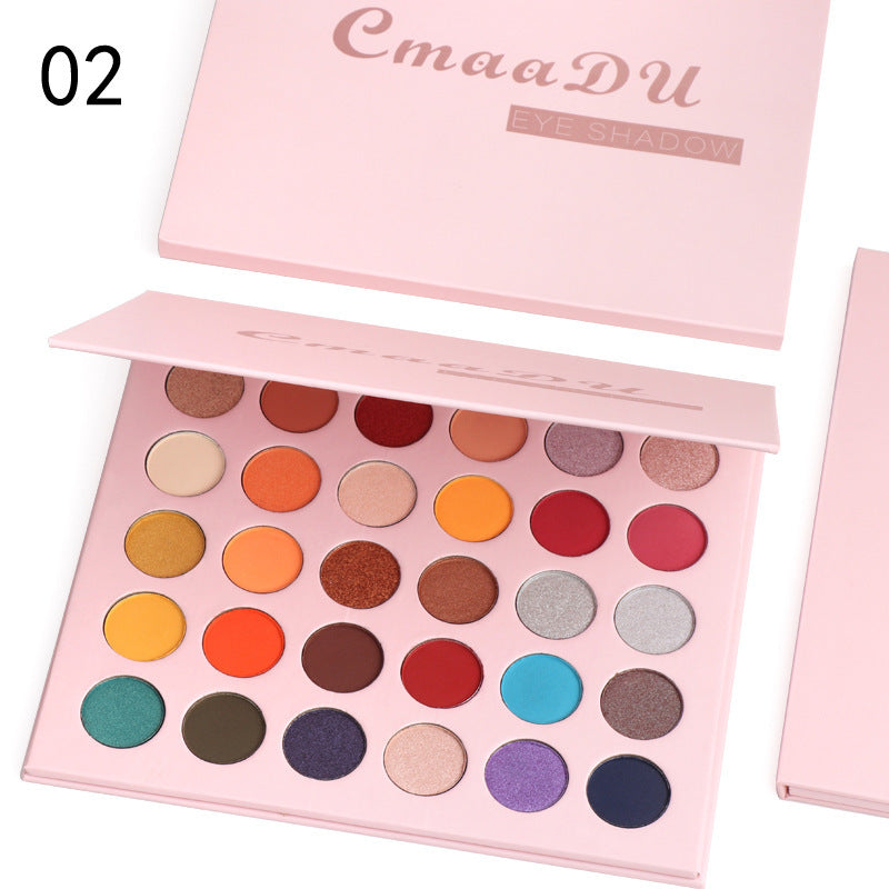 Matte Metal Waterproof Pearl Glitter Eyeshadow Palette