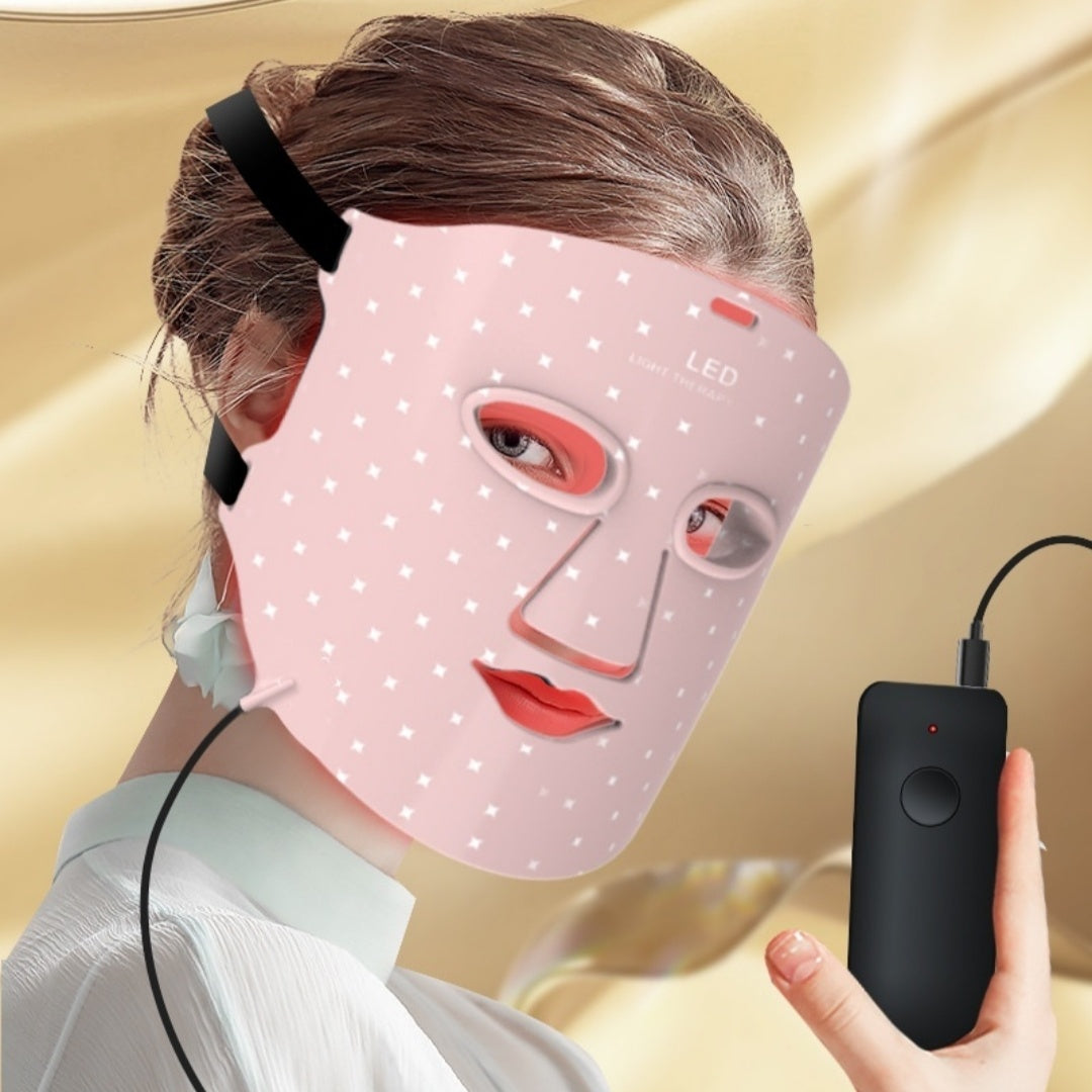 Colorful Silicone Mask Neck Beauty Mask Photon Skin Rejuvenation Spectrum Beauty Instrument